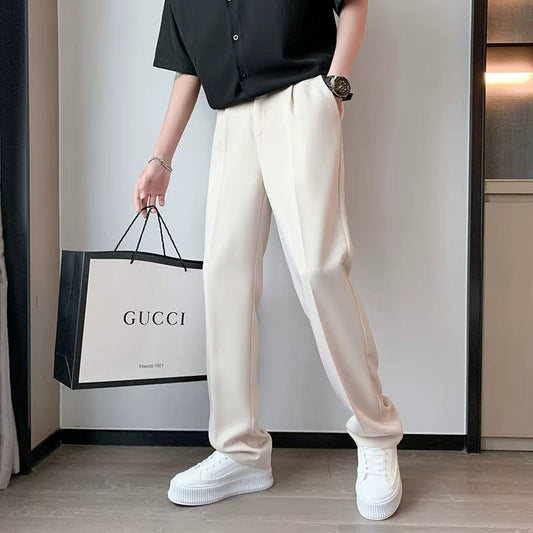 relaxed fit men trouser korean style